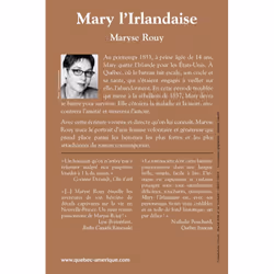 ISBN Mary l’Irlandaise livre