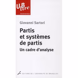 ISBN Partis Et Systemes De Partis; Un Cadre D'Analyse, politique, Français