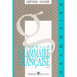 ISBN Nouvelle Grammaire Francaise, Littérature, Français, Livre broché