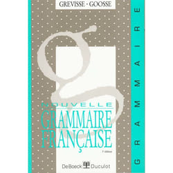 Nouvelle grammaire française (Broché)