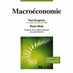 ISBN Macroeconomie, Business & finance, Français, Livre broché