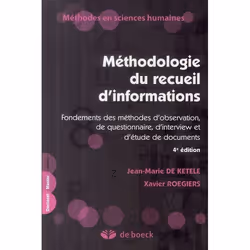 ISBN Methodologie Du Recueil D'Informations, histoire, Français