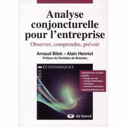ISBN Analyse Conjoncturelle Pour L'Entreprise; Observer, Comprendre, Prevoir, Business & finance, Français, Livre broché