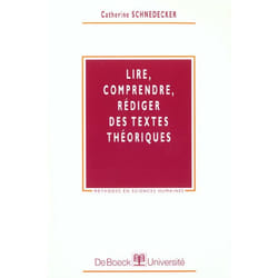 Lire, comprendre, rediger des textes theoriques