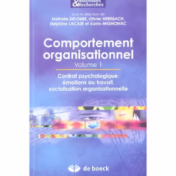 ISBN Comportement Organisationnel - Volume 1, Psychologie, Français
