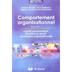 ISBN Comportement Organisationnel - Volume 1