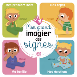 ISBN Mon grand imagier des signes : Le livre de Isabelle Jacqué, Collectif, 32 pages
