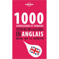 1000 expressions et phrases pour ne pas galérer en anglais quoi qu'il arrive (Broché)