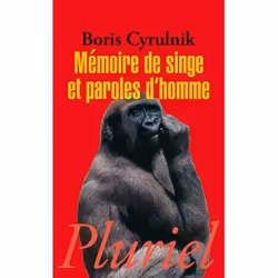 ISBN Memoire De Singe Et Paroles D'Homme, Psychologie, Français, Livre broché