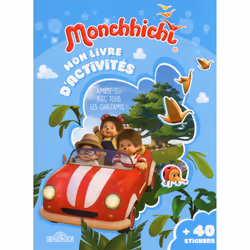 Gründ Monchhichi - Mon Livre D'Activités, 4 an(s), Multicolore