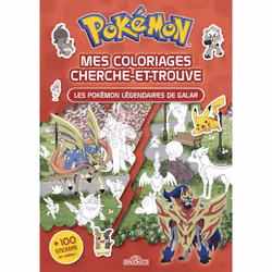 ISBN Pokémon - Les Pokémon légendaires de Galar - Mes coloriages cherche-et-trouve : Le livre de The Pokémon Company, 16 page ...
