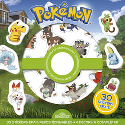 ISBN Pokémon - Pochette de stickers repositionnables - Cherche-et-trouve et jeux ! : Le livre de The Pokémon Company
