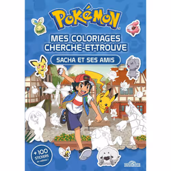 ISBN Pokémon - Mes coloriages cherche-et-trouve - Sacha et ses amis : Le livre de The Pokémon Company, 16 pages