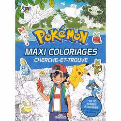 ISBN Pokémon - Maxi coloriages cherche-et-trouve : Le livre de The Pokémon Company, 48 pages