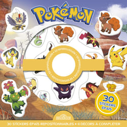 ISBN Pokémon - Pochette de stickers épais repositionnables - Des scènes de cherche-et-trouve à créer à l'infini ! : Le livre de The Pokémon Company