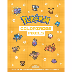 ISBN Pokémon - Coloriages pixels : Le livre de The Pokémon Company, 64 pages