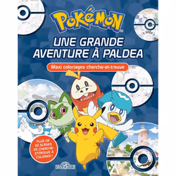 ISBN Pokémon - Maxi coloriages cherche-et-trouve - Une grande aventure à Paldea : Le livre de The Pokémon Company, 64 pages