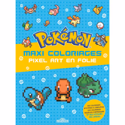ISBN Pokémon - Maxi coloriages - Pixel Art en folie : Le livre de The Pokémon Company, 48 pages