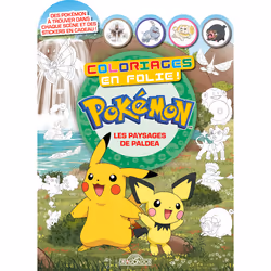 ISBN Pokémon - Coloriages en folie ! - Les Paysages de Paldea : Le livre de The Pokémon Company, 24 pages