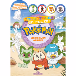 ISBN Pokémon - Coloriages en folie ! - Les Pokémon de Paldea : Le livre de The Pokémon Company, 24 pages