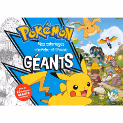 ISBN Pokémon - Mes coloriages géants : Le livre de The Pokémon Company, 20 pages