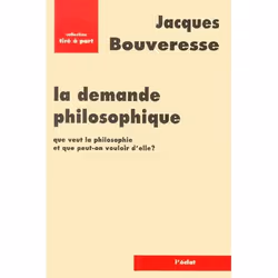 ISBN Demande Philosophique (La), philosophie, Français, Livre broché