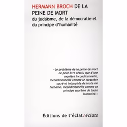 ISBN De La Peine De Mort, Du Judaisme, De La Democratie Et Du Principe D'Humanite, philosophie, Français