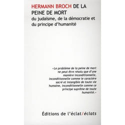 De la peine de mort, du judaisme, de la democratie...
