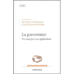 La gouvernance - un concept et ses applications