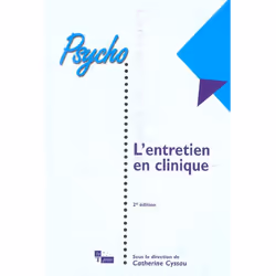 ISBN L'Entretien En Clinique, Psychologie, Français, Livre broché