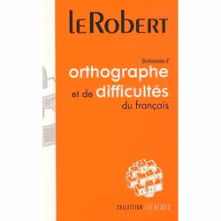 Le Robert DICT ORTHO ET DIFFICULT FRANCA, Français, 1144 pages