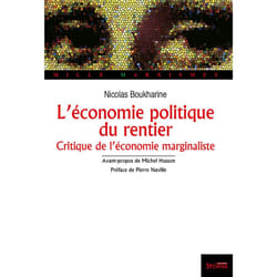 Economie politique du rentier (l')