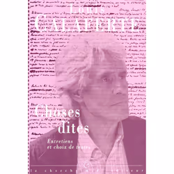 ISBN Choses Dites : Le livre de Louis Calaferte, biographie, 199 pages