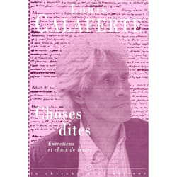 ISBN Choses Dites : Le livre de Louis Calaferte