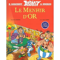 Album illustré - Goscinny - ASTERIX : LE MENHIR DOR - 48 pages - Illustré par Uderzo - Édition 2020