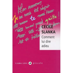Liana Levi COMMENT LUI DIRE ADIEU livre Français Livre broché