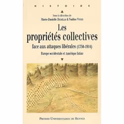 ISBN Les Proprietes Collectives 1750-1920, histoire, Français