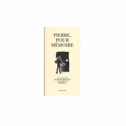 ISBN Pierre, Pour Memoire - - Preface, société, Français