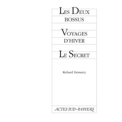 ISBN Les deux bossus - voyages d'hiver - le secret