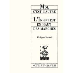 ISBN Moi, c'est l'autre suivi de L'infini en haut des marches