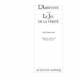ISBN L'arriviste suivi du Jeu de la vérité, Français, 198 pages