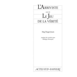 ISBN L'arriviste suivi du Jeu de la vérité