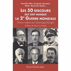 ISBN Les 50 Discours Qui Ont Marque La 2eme Guerre Mondiale, histoire, Français