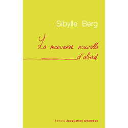 ISBN MAUVAISE NOUVELLE D'ABORD