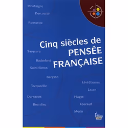 ISBN Cinq Siecles De Pensee Francaise, philosophie, Français, Livre broché