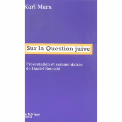 ISBN Sur La Question Juive, politique, Français