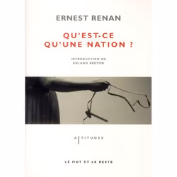 ISBN Qu'Est-Ce Qu'Une Nation ?, philosophie, Français, Livre broché