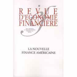 ISBN Revue D'Economie Financiere T.105; La Nouvelle Finance Americaine, Business & finance, Français, Livre broché