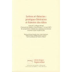 Lettres et theories pratiques litteraires et histoire des id