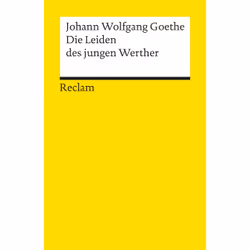Reclam DIE LEIDEN DES JUNGEN WERTHER, Allemand, Livre broché, 154 pages